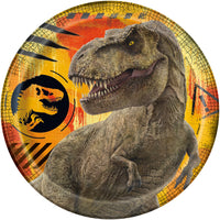 Plate 7" 8ct - Jurassic World