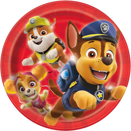 Plate 7" 8ct - Paw Patrol