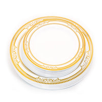 Plate Set Gold Harmony Rim | 50ct, Bag