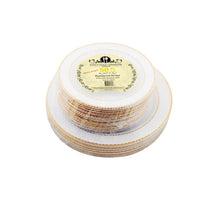 Plates Set White Gold Rim | 50ct, Bag