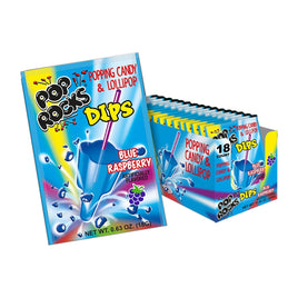 Pop Rocks Sour Dips Blue Raspberry