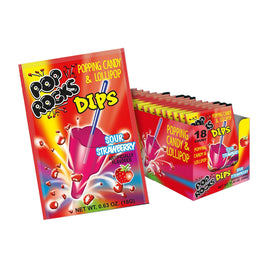 Pop Rocks Sour Dips Strawberry