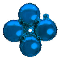 Quad Mylar 16" Balloon 5ct Royal Blue | Bag