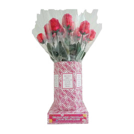 R L Albert & Son Milk Chocolate Foil Red Roses