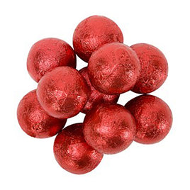 R M Palmer Double Chocolate Red Foil Balls