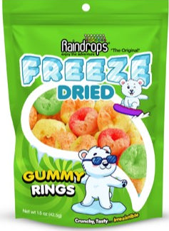 Raindrops Freeze Dried Rings | 1.5oz, Bag