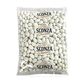 Sconza Jordan Almonds White