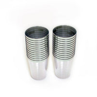 Silver Rim Clear Cup 10Z | 24ct, Box