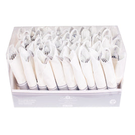 Silver Rolled Cutlery | 50ct, Box