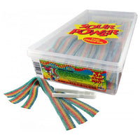 Sour Power Belts Rainbow Quatro Tub | 2.5lb, Tub