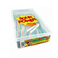 Sour Power Belts Rainbow Quatro Tub | 2.5lb, Tub