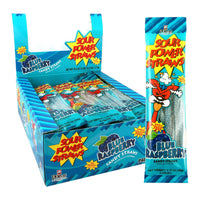 Sour Power Straws Blue Raspberry