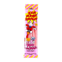Sour Power Straws Pink Lemonade