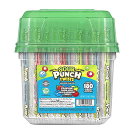 Sour Punch Assorted Twists | 180ct, Jar