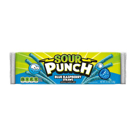 Sour Punch Blue Raspberry Straws | 4.5oz