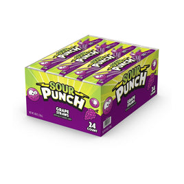 Sour Punch Grape Straws | 2oz