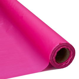 Table Cover Plastic Roll 40 x 100 Fushia