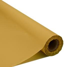 Table Cover Plastic Roll 40 x 100 Gold
