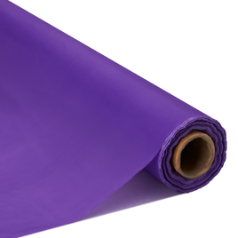 Table Cover Plastic Roll 40 x 100 Purple
