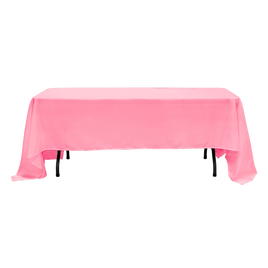 Table Cover Poly Rectangular (60" X 126") Pink | Bag