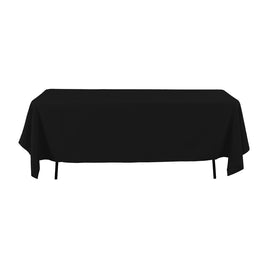 Table Cover Poly Rectangular Black | 1ct, Bag