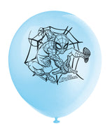 Theme Balloons 12 Inch Spiderman | 8ct Bag