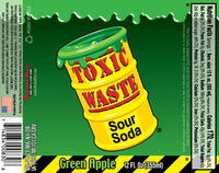 Toxic Waste Green Apple Sour Soda