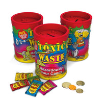 Toxic Waste Tie Dye Bank Sour Candy | 3oz, Tub