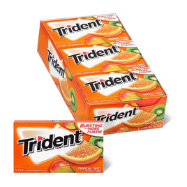 Trident Tropical Gum (Sugar Free)
