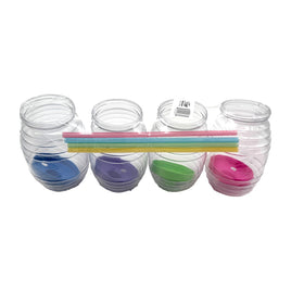 Vitrolero Plastic Small 1 Liter , 4 Count Tub
