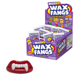 Wack-O-Wax  Fangs Cherry Flavored | 24ct, Box