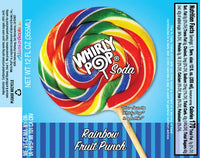 Whirly Pop Soda Rainbow Fruit Punch