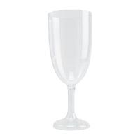Wine Goblet Clear Plastic (12") | Each