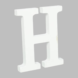 Wooden Letter H (7.5") | Bag