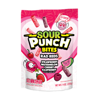 American Licorice Sour Punch Bites Reds 9oz
