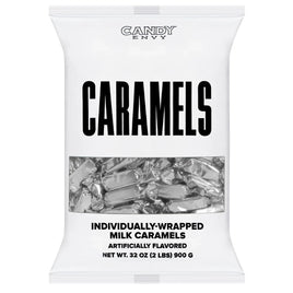Candy Envy Caramel Foil Silver | 2lb, Bag